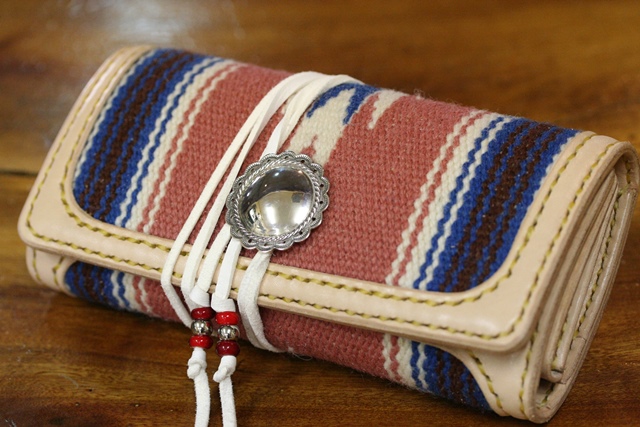 手縫い革財布 ハンドメイドオルテガラグロングウォレット YOL-1 :YOL-1